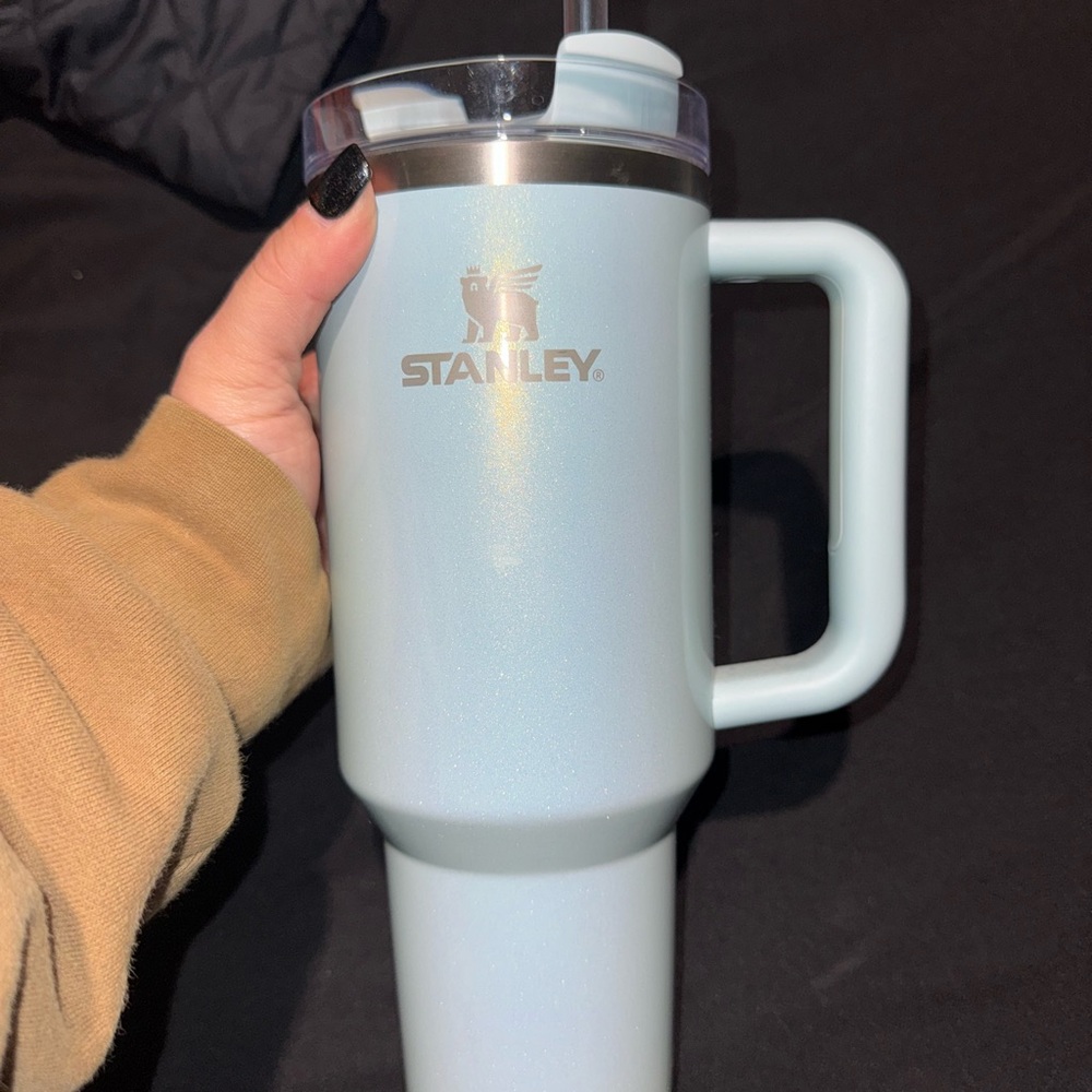 Stanley Light Blue Tumbler with Handle